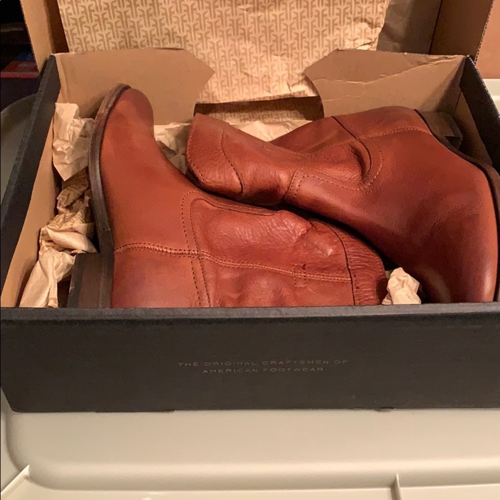 Leather Frye boots!